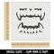 Vampire Teeth Fangs Jaws Mouth Halloween Wall Cookie DIY Craft Reusable Stencil